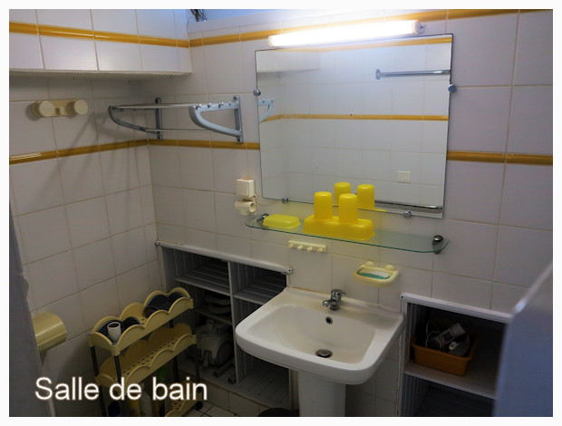 Salle de bain avec douche