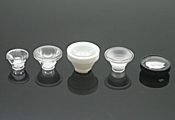 lentilles de focalisation de 5 à 60°